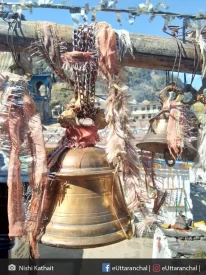 Bells at Triyuginarayan temple.