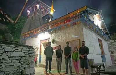 Team eUttaranchal at Triyuginarayan Temple