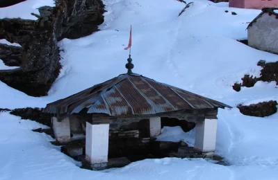 Water kund near temple