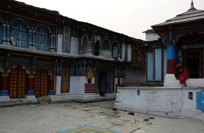 Courtyard of Ukhimath Mandir