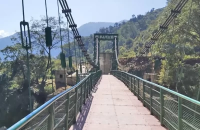 Bridge connecting Kalpeshwar and Urgam