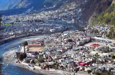 aerial view of Uttarkashi