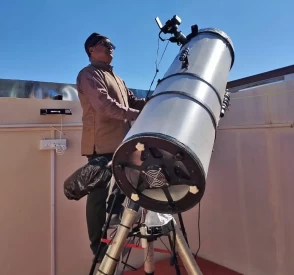 Gajpal Singh Rawat - Senior Advocate of Rudraprayag at the Vivek Rohilla Observatory
