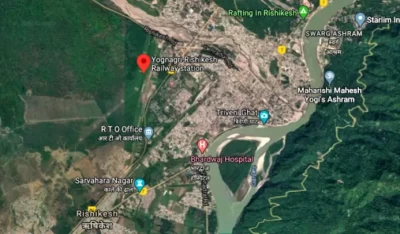 Location Map of Yog Nagri Railway Station