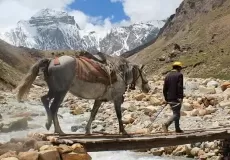 Trek route of Aadi Kailash