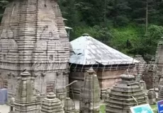 Jageshwar Temple near Almora. The temples over 100 - big and small are dedicated to Lord Shiva and other deities.