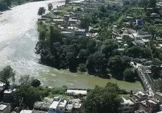Confluence of Saryu and Gomti river. - Bageshwar, Uttarakhand.