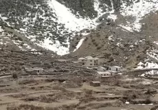 enroute Bagini Glacier Trek