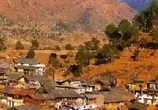 A rare old picture of Barkot