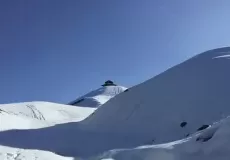 Trek route to Moila devi peak( Moila Danda) in Chakrata.
