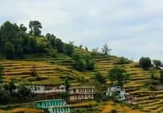 farm houses in Chamba -On the way to Tehri Dam