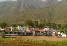 Chaukhutia on the banks of River Ramganga