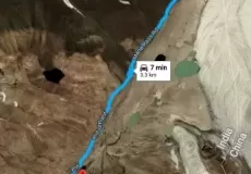 Deo Tal to Mana Pass in Google Maps