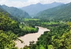 Sharda river near Pithoragarh Dharchula