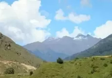 Views of Himalayas from Ghuttu