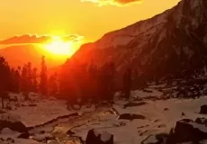 Sunset view from Har Ki Doon Valley