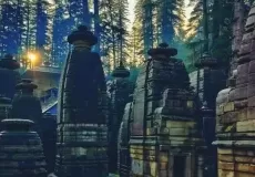 Jageshwar Dham in the morning