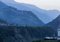 Beautiful morning view at Janaki Chatti