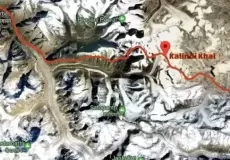 Kalindi Khal Location and Trek Route