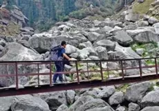 Revti Bridge during Kareri Trek