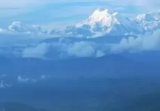 Trishul Peaks as seen from Kausani