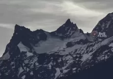 Swargarohini Peak as seen from Kedarkantha Trek