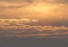 Red clouds over lansdowne mountains.