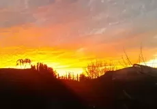 sunset view from Lohaghat