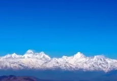 Himalayas from Himalaya from Jhuma Devi in Lohaghat