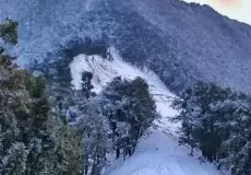 Nag Tibba during snowfall