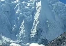 Avalanche at Nanda Kot