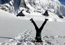 Trying some Yoga Pose