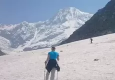 Trekking at Pindari glacier