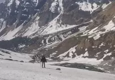 Trekking at Pindari glacier