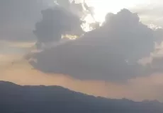 A beautiful sunset in Pithoragarh.