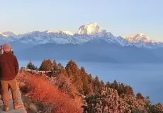 Poon hill sunrise with Himalayan Views