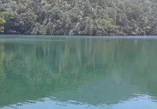 A beautiful view of Sattal lake, Nainital.
