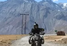 Bikers in Spiti Valley