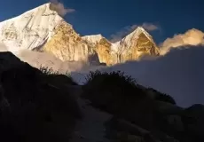Summit of bhagirthi as seen from Tapovan