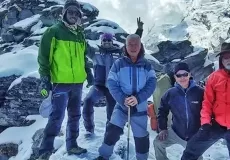 At Patangini Dhar with glimpse of Auden's Col at the right