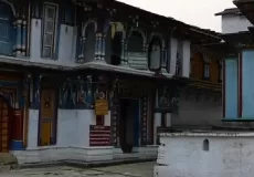 Courtyard of Ukhimath Mandir